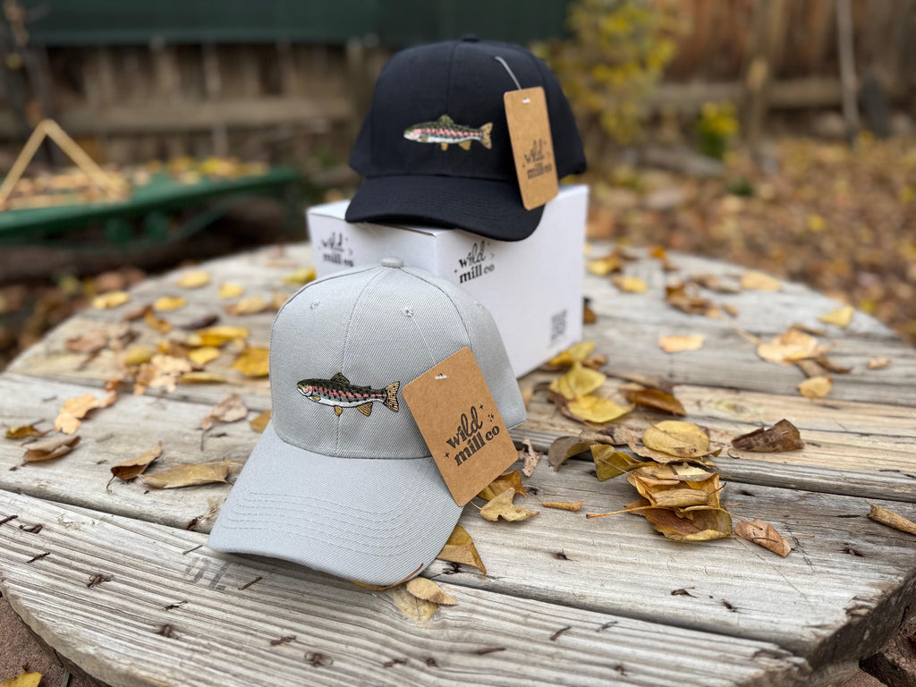 RAINBOW TROUT HAT-GRAY