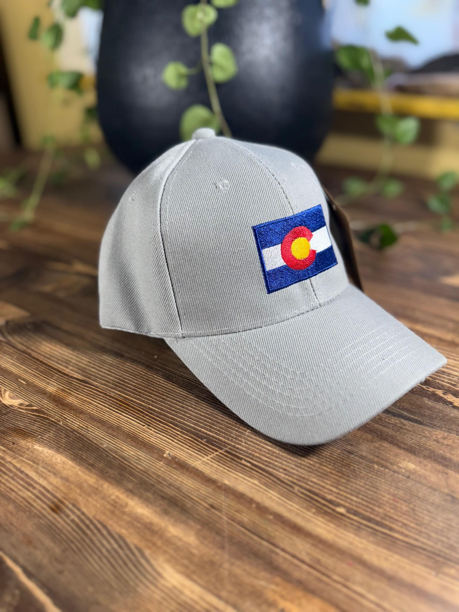 COLORADO EMBROIDERED HAT-GRAY