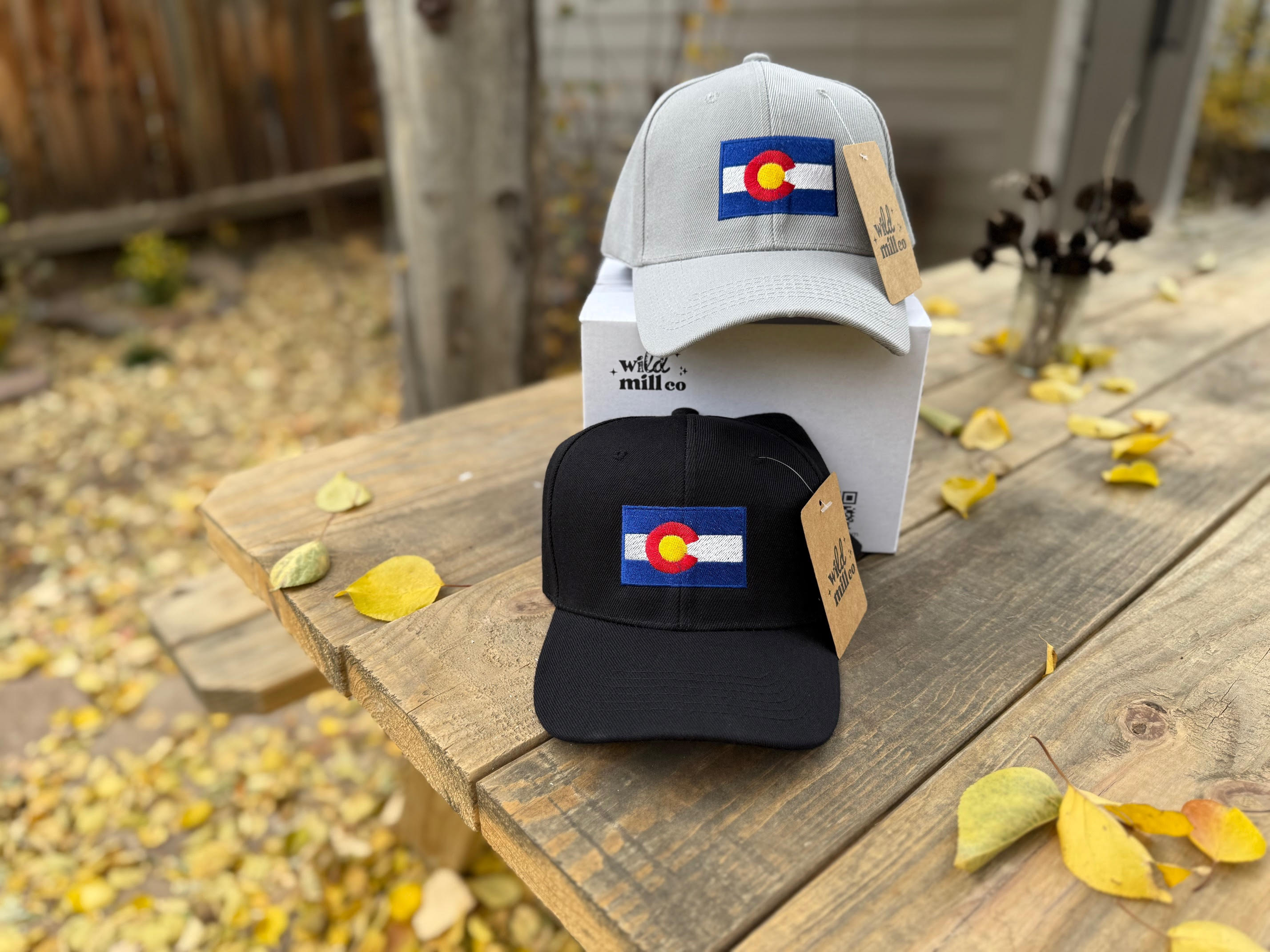 COLORADO EMBROIDERED HAT-GRAY